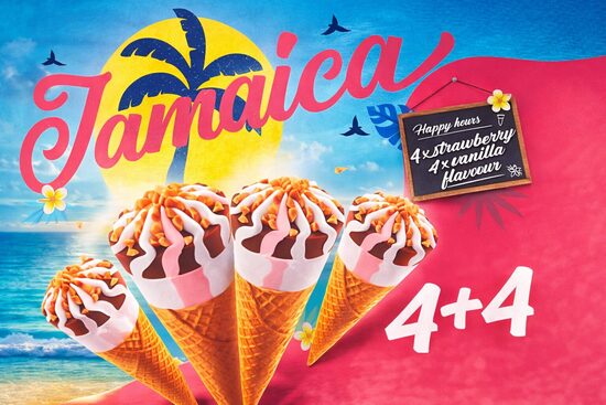 JAMAICA strawberry&vanilla 8x110ml